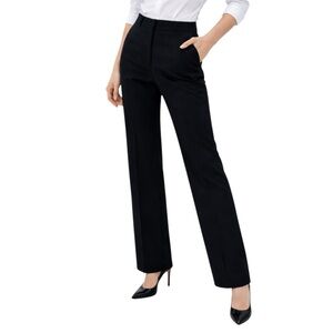 Louis Vuitton Uniform Black Tailored Straight Leg Pants